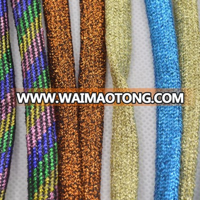 elastic flat drawstring shoe laces custom shoe laces